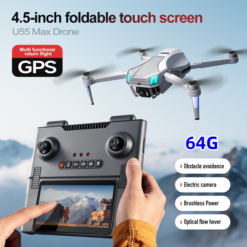 NCZOBOE U55 Profesyonel GPS Dr - Drone Gimbal 2 Axis incelemesi ve fiyatı
