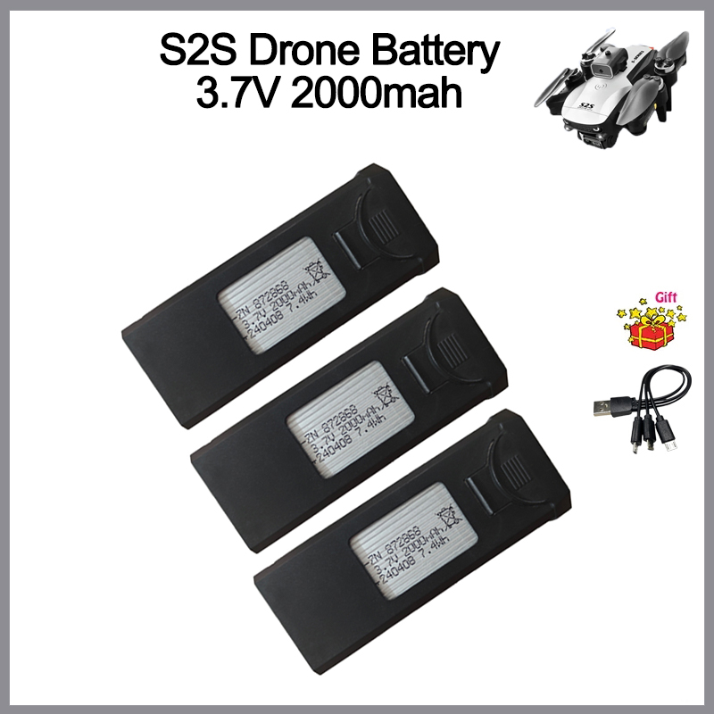 S2S drone pili 3.7V 2000mAh Xi - Eachine Drone E58 incelemesi ve fiyatı